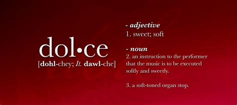 dolce meaning in music